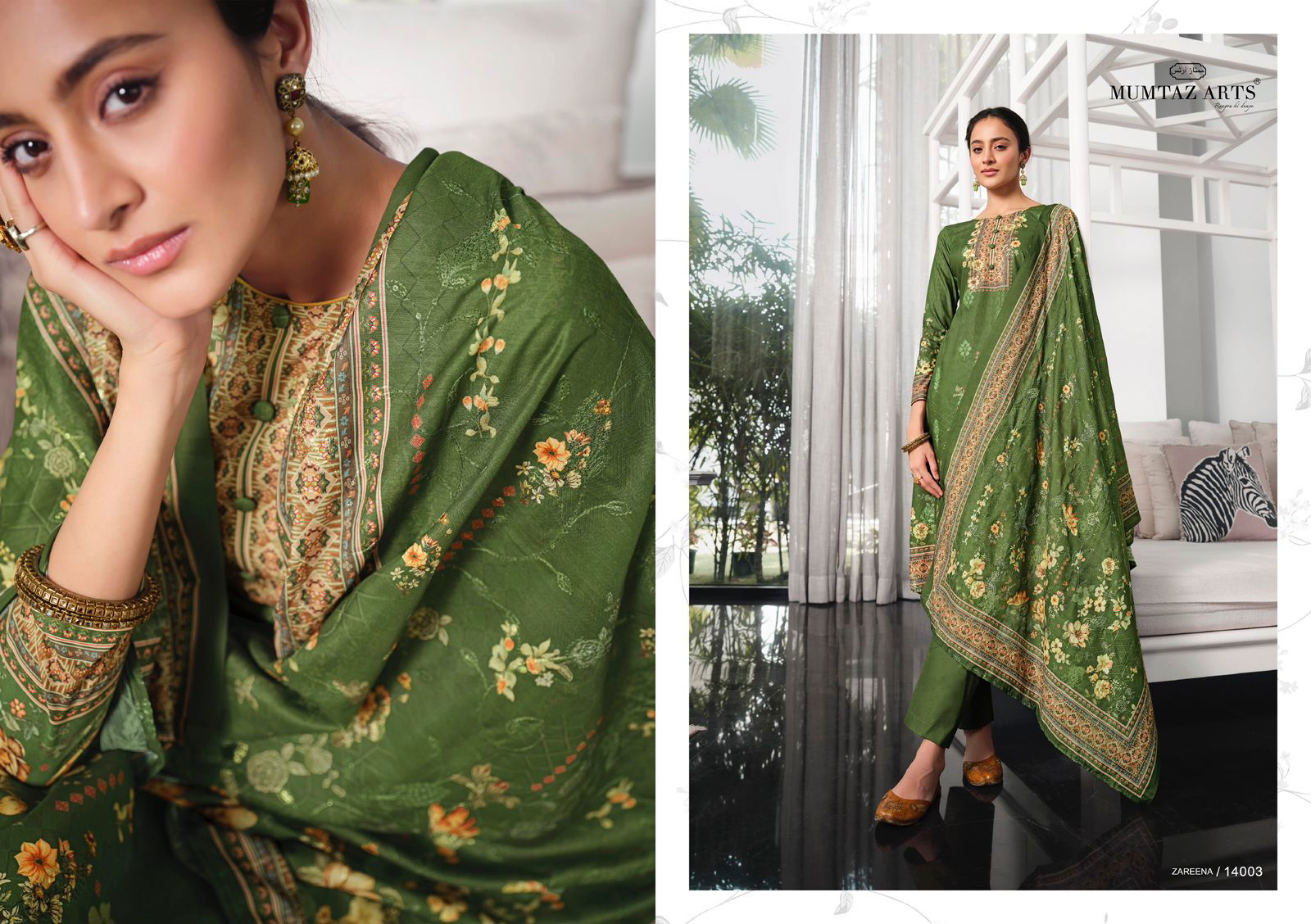 Mumtaz Zareena Fancy Wear Embroidered Designer Wholesale Printed Salwar Suits